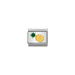 Nomination Classic Link charm with yellow enamel pineapple in sterling silver on stainless steel