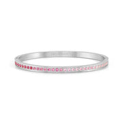 Nomination Pretty Bangles pink gradient Cubic Zirconia eternity bracelet