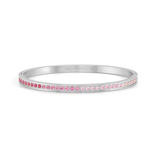 Nomination Pretty Bangles pink gradient Cubic Zirconia eternity bracelet