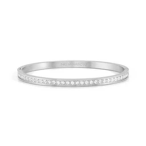 Nomination Pretty Bangles white Cubic Zirconia pavé eternity bracelet