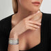 Stacked Nomination Pretty Bangles bracelets including white CZ design