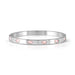 Nomination Pretty Bangles stainless-steel bangle with oval rose Cubic Zirconia stones.