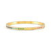 Nomination Pretty Bangles Yellow PVD bracelet with rainbow Cubic Zirconia stones.