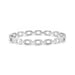 Nomination Pretty Bangles stainless-steel rigid chain bracelet with white Cubic Zirconia.