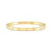 Nomination Pretty Bangles Yellow PVD bracelet with single-set Cubic Zirconia.