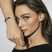 Nomination Trendsetter Cubic Zirconia Heart bracelet worn on the wrist
