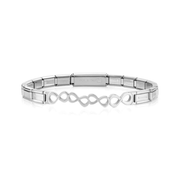 Nomination Trendsetter Infinity bracelet in polished stainless steel