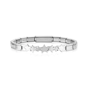Nomination Trendsetter Stars bracelet in polished stainless steel