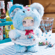 Nommi About the Childhood Bear Ice Shaver blue plush collectable figure