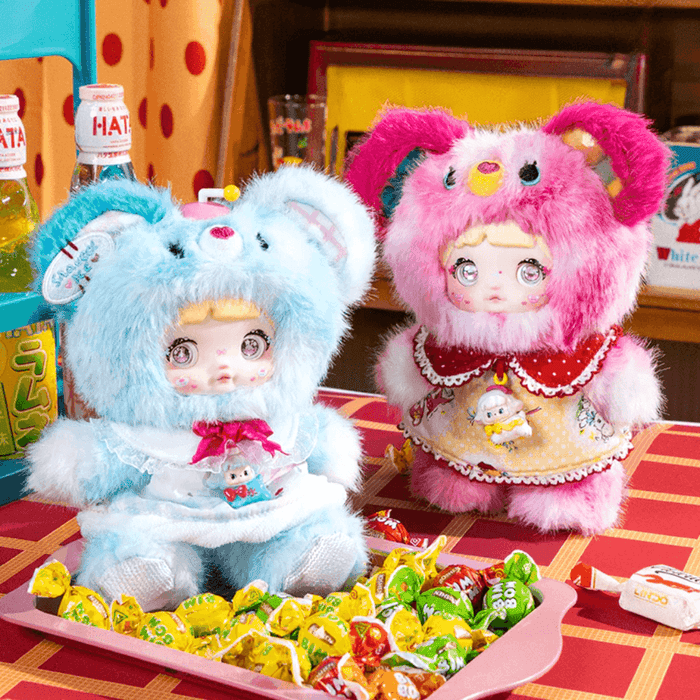 Nommi About the Childhood Bear Ice Shaver blue and claw machine plush collectable figure