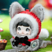 Little Red Wolf Nommi Fairytale Town plush in a grey and red wolf costume