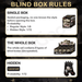 Nommi x Heymi The Entwined Fate blind box rules showing regular and hidden figure ratios