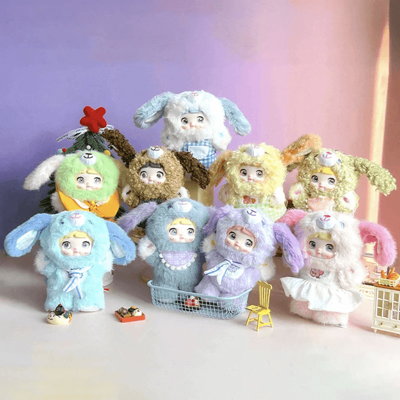 Nommi Puppy Diary Series plush blind box collection with regular and hidden styles