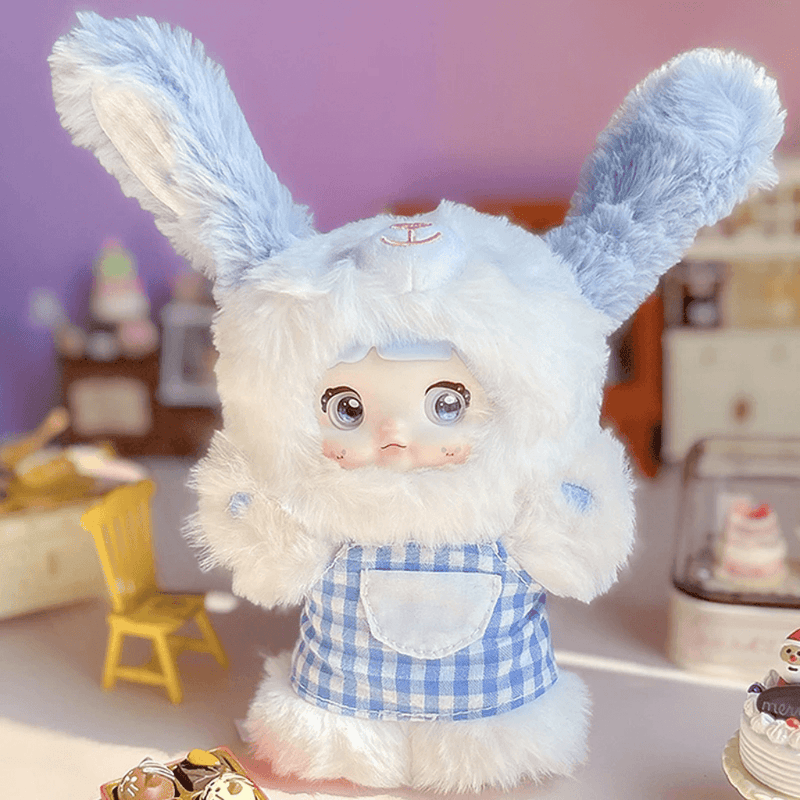 Nommi Puppy Diary Series white bunny plush blind box figure