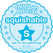 Official Squishable logo tag for authentic Squishable plush toys