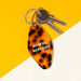 Ohh Deer Howdy Bitches tortoiseshell keyring attached to keys