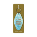 Ohh Deer blue pearl-effect keyring with the quote I Can’t Adult Today
