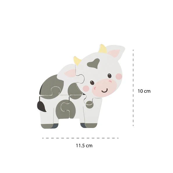 Orange Tree Toys - Cow Wooden Puzzle - Something Different Gift Shop
