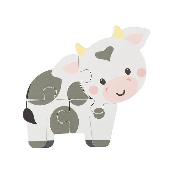 Orange Tree Toys - Cow Wooden Puzzle - Something Different Gift Shop