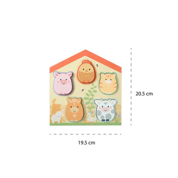 Orange Tree Toys - Farmyard Barn Shape Puzzle - Something Different Gift Shop