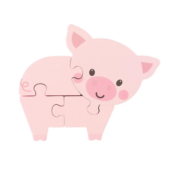 Orange Tree Toys - Pig Wooden Puzzle - Something Different Gift Shop