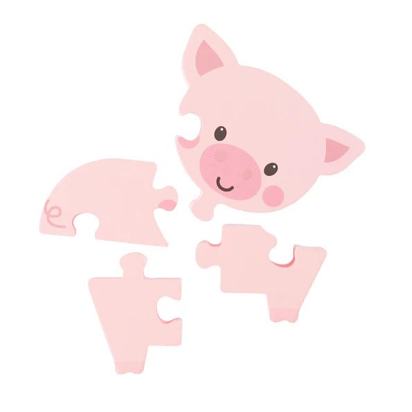 Orange Tree Toys - Pig Wooden Puzzle - Something Different Gift Shop