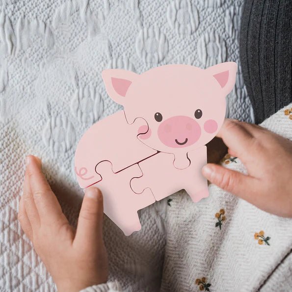 Orange Tree Toys - Pig Wooden Puzzle - Something Different Gift Shop