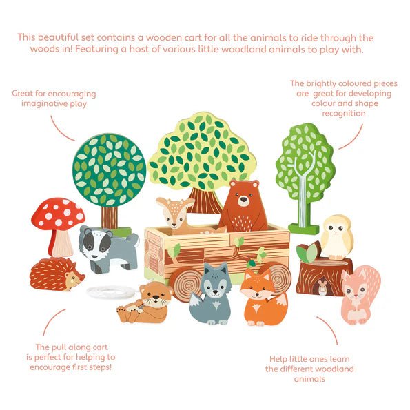 Orange Tree Toys - Woodland Play Set - Something Different Gift Shop