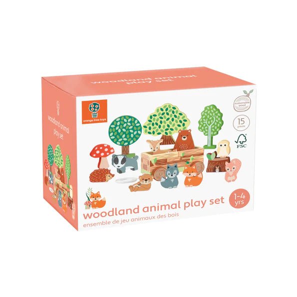 Orange Tree Toys - Woodland Play Set - Something Different Gift Shop