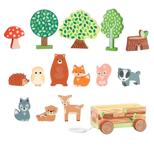 Orange Tree Toys - Woodland Play Set - Something Different Gift Shop