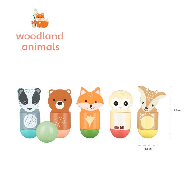 Orange Tree Toys - Woodland Skittles - Something Different Gift Shop