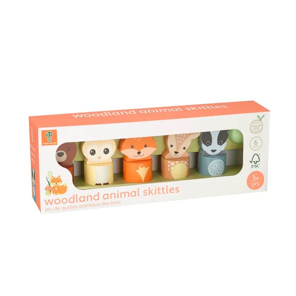 Orange Tree Toys - Woodland Skittles - Something Different Gift Shop