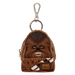 Loungefly Star Wars Chewbacca mini backpack bag charm with brown fur design