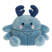 Palm Pals Agatha Beetle 13cm blue plush soft toy front view