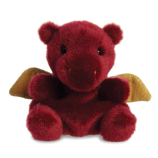 Palm Pals Aidan Dragon Soft Toy – Red Plushie - Something Different Gift Shop