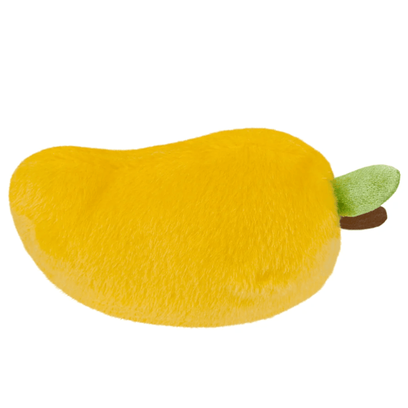 Back view of Palm Pals Amit Mango yellow fruit plush soft toy