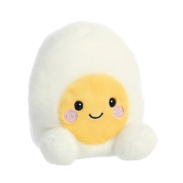 Adorable Palm Pals Bobby Egg Soft Toy with smiley yolk face

