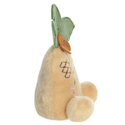 Side view of Palm Pals Breezy Palm Tree plush toy showing stitched detail