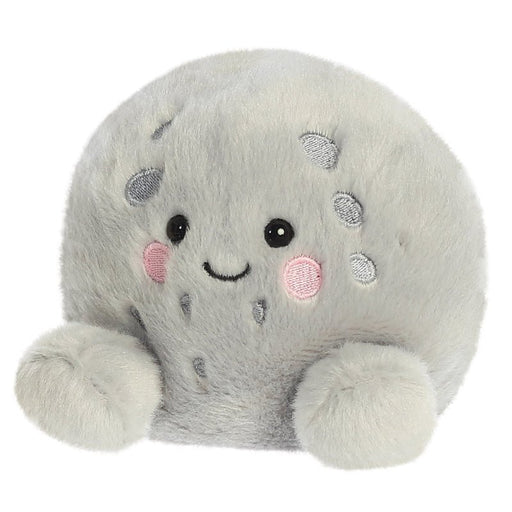 Celene Moon soft toy three-quarter view showing smile and pom-pom paws