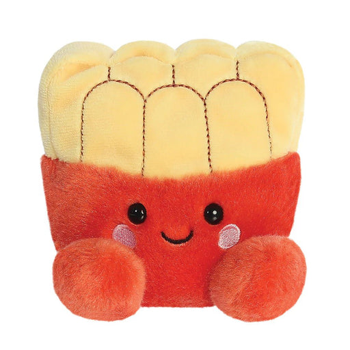 Palm Pals Frenchy Fries plush toy front view in red and yellow