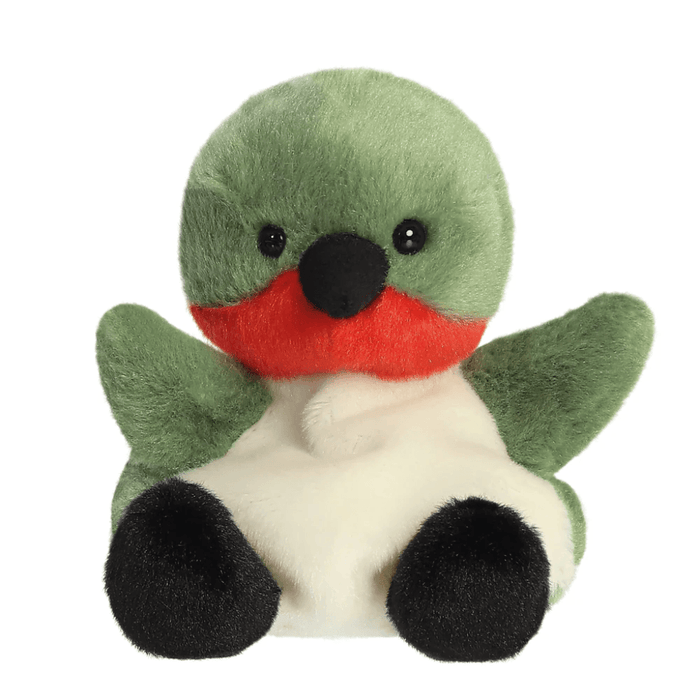 Palm Pals Hilda Hummingbird 13cm soft toy front view
