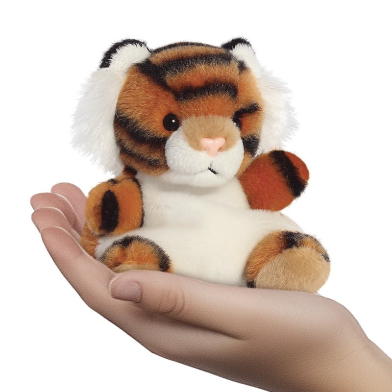 Palm Pals Indy Tiger Plush Toy – Soft Toy - Something Different Gift Shop