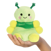 Palm Pals Ivy Caterpillar 13cm soft toy held in hand