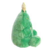 Side profile of Jubilee Tree plush showing layered tree shape