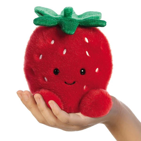Palm Pals Juicy Strawberry Soft Toy – Plush Toy - Something Different Gift Shop