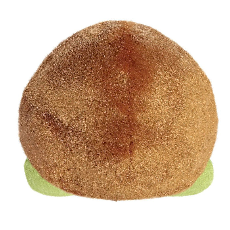 Back view of Palm Pals Kimber Kiwi plush toy