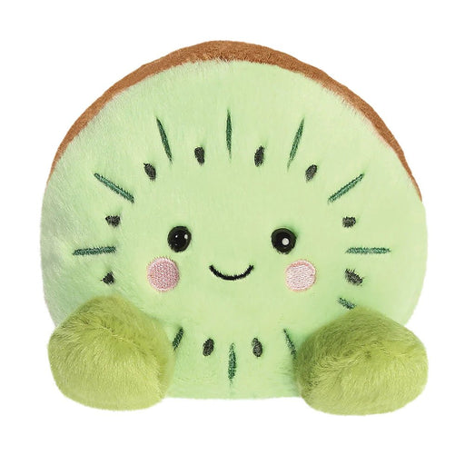 Palm Pals Kimber Kiwi plush toy front view in green and brown