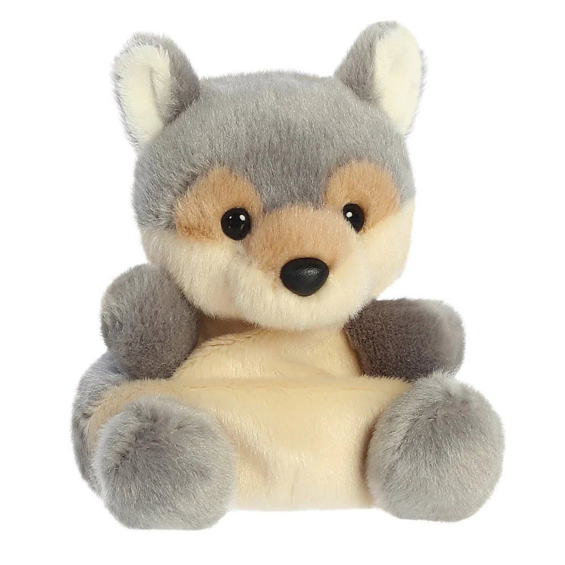 Palm Pals Lucian Wolf 13cm Plush Toy - Something Different Gift Shop