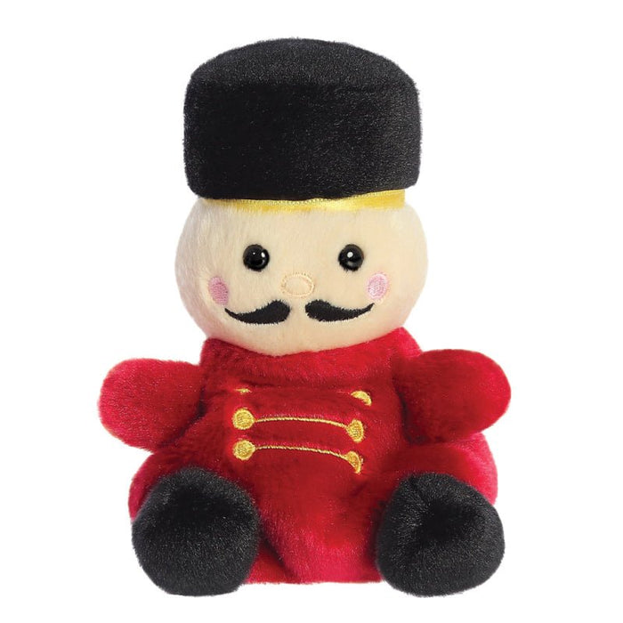 Palm Pals Marius Nutcracker plush toy, 13cm, red jacket, black hat and moustache