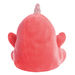 Back view of Palm Pals Nia Narwhal soft toy
